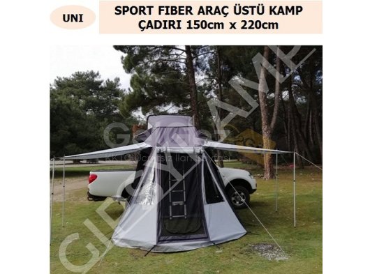 SPORT FIBER ARAÇ ÜSTÜ KAMP ÇADIRI 150cm x 220cm