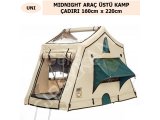 MIDNIGHT ARAÇ ÜSTÜ KAMP ÇADIRI 160cm x 220cm