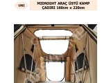 MIDNIGHT ARAÇ ÜSTÜ KAMP ÇADIRI 160cm x 220cm