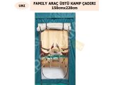 FAMILY ARAÇ ÜSTÜ KAMP ÇADIRI 150cmx220cm