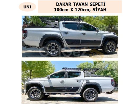 ÜNİVERSAL DAKAR TAVAN SEPETİ 100×120 CM SİYAH