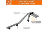MITSUBISHI L200 V 2015+ KOBRA Ø76 ROLLBAR, KROM