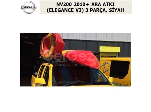 NISSAN NV200 2010+ ARA ATKI (ELEGANCE V3) 3 PARÇA, SİYAH