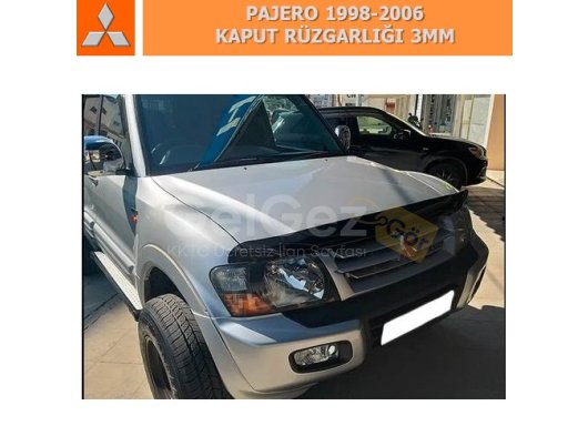 MITSUBISHI PAJERO 1998-2006 KAPUT RÜZGARLIĞI 3MM