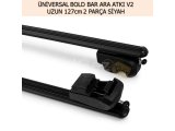 ÜNİVERSAL BOLD BAR ARA ATKI V2 UZUN SİYAH 127cm 2 PARÇA