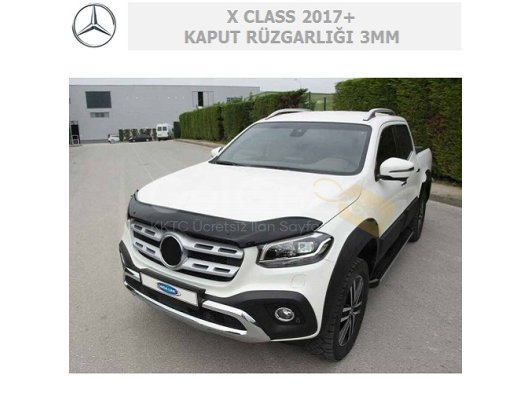 MERCEDES X CLASS 2017+ KAPUT RÜZGARLIĞI 3MM