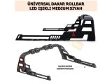 ÜNİVERSAL DAKAR ROLLBAR LED IŞIKLI MEDIUM SİYAH