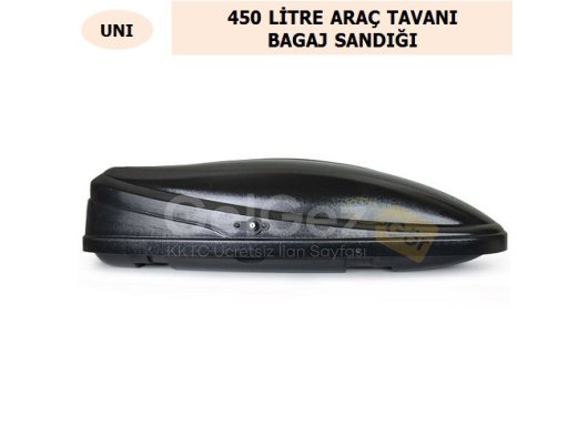 ÜNİVERSAL 450 LİTRE ARAÇ TAVANI BAGAJ SANDIĞI