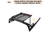 ÜNİVERSAL DAKAR SEPETLİ ROLLBAR ROLLBACK UYUMLU IŞIKSIZ MEDIUM, SİYAH