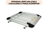 ÜNİVERSAL SEPET ARA ATKILI 125cmx200cm 3 PARÇA ALÜMİNYUM