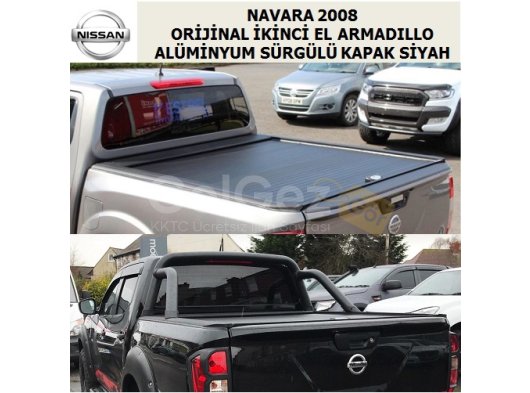 NISSAN NAVARA 2006-10 ORİJİNAL İKİNCİ EL ARMADILLO ALÜMİNYUM SÜRGÜLÜ KAPAK SİYAH