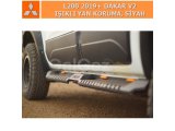 MITSUBISHI L200 2019+ DAKAR V2 IŞIKLI YAN KORUMA, SİYAH