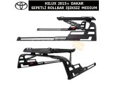TOYOTA HILUX 2015+ DAKAR SEPETLİ ROLLBAR IŞIKSIZ MEDIUM, SİYAH