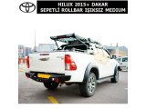 TOYOTA HILUX 2015+ DAKAR SEPETLİ ROLLBAR IŞIKSIZ MEDIUM, SİYAH