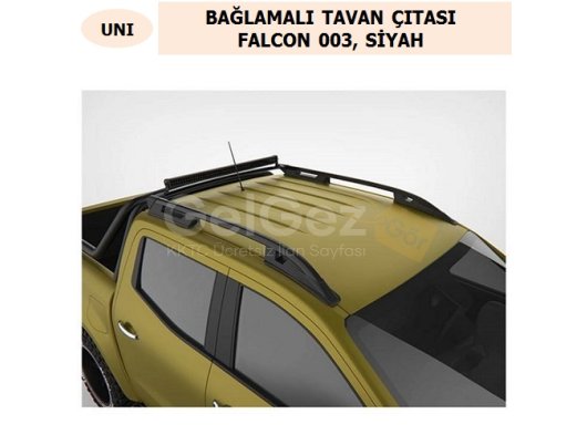 BAĞLAMALI TAVAN ÇITASI FALCON 003, SİYAH