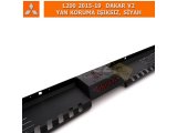 MITSUBISHI L200 2015-19 DAKAR V2 YAN KORUMA IŞIKSIZ, SİYAH