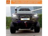 MITSUBISHI L200 2019+ DAKAR ÖN TAMPON SENSÖRSÜZ LEDBARLI KARTER KORUMALI, SİYAH