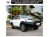 TOYOTA HILUX 2011-2015 SENSÖRSÜZ LEDBARLI KARTER KORUMALI DAKAR ÖN TAMPON, SİYAH