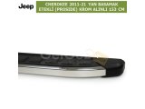 JEEP GRAND CHEROKEE 2011-21 YAN KORUMA PROFİLİ ETEKLİ (BLACKLINE) KROM ALINLI 153 CM