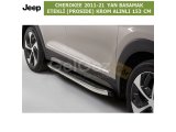 JEEP GRAND CHEROKEE 2011-21 YAN KORUMA PROFİLİ ETEKLİ (BLACKLINE) KROM ALINLI 153 CM
