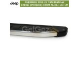 JEEP GRAND CHEROKEE 2011-21 YAN KORUMA PROFİLİ ETEKLİ (PROSIDE) KROM ALINLI 173 CM