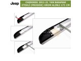 JEEP GRAND CHEROKEE 2011-21 YAN KORUMA PROFİLİ ETEKLİ (PROSIDE) KROM ALINLI 173 CM