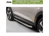 JEEP GRAND CHEROKEE 2011-21 YAN KORUMA PROFİLİ ETEKLİ (PROSIDE) KROM ALINLI 173 CM