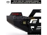 TOYOTA HILUX 2006-2011 SENSÖRSÜZ LEDBARLI KARTER KORUMALI DAKAR ÖN TAMPON, SİYAH