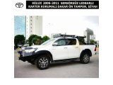 TOYOTA HILUX 2006-2011 SENSÖRSÜZ LEDBARLI KARTER KORUMALI DAKAR ÖN TAMPON, SİYAH