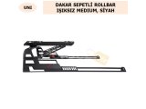 ÜNİVERSAL DAKAR SEPETLİ ROLLBAR IŞIKSIZ MEDIUM, SİYAH