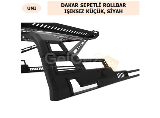 ÜNİVERSAL DAKAR SEPETLİ ROLLBAR IŞIKSIZ SMALL, SİYAH