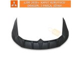 MITSUBISHI L200 2020+ ÖN KAPUT KORUYUCU DRAGON 3 PARÇA SİYAH