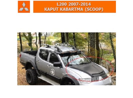 MITSUBISHI L200 2007-14 KAPUT KABARTMA