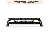 ÜNİVERSAL LED IŞIKSIZ DAKAR ÇADIR ROLLBARI (BED RACK) Max 160×154 cm