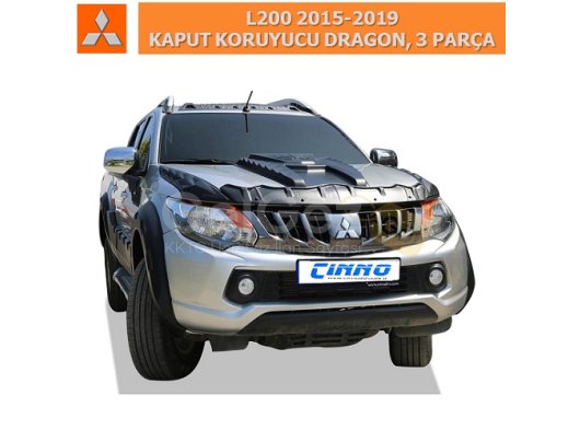 MITSUBISHI L200 2015-19 KAPUT KORUYUCU DRAGON, 3 PARÇA
