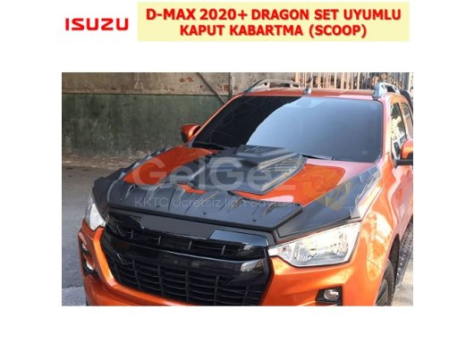 ISUZU D-MAX 2020+ DRAGON SET UYUMLU KAPUT KABARTMA (SCOOP)