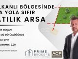 KALKANLI'DA ANAYOLA SIFIR 123.000 M2 TİCARİ+KONUT ARSASI !