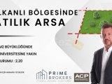 KALKANLI BÖLGESİNDE ODTÜ ÜNİVERSİTESİNE YAKIN KONUT VEYA PARSELASYONA UYGUN ARSA !