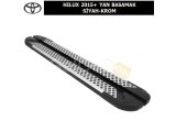 TOYOTA HILUX 2015+ ORİJİNAL YAN BASAMAK, SİYAH-KROM