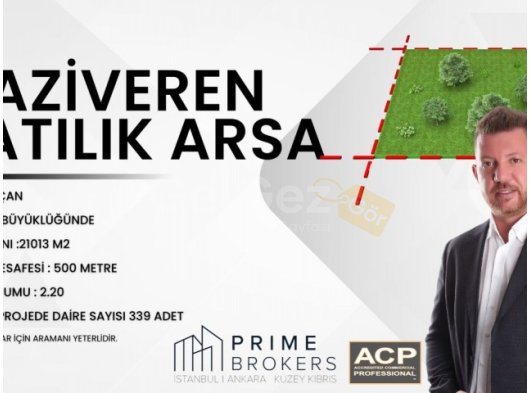 GAZİVERENDE PROJELİ SATILIK ARSA DENİZE 500 METRE MESAFEDE !