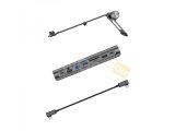 WIWU A821CH LAPTOP STAND WITH 8 IN 1 USB-C DOCKING STATION - GREY