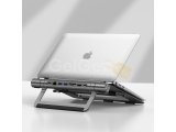 WIWU A821CH LAPTOP STAND WITH 8 IN 1 USB-C DOCKING STATION - GREY