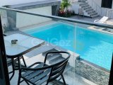 Girne Çatalköy'de Kiralık 1 Yatak Odalı Havuzlu Sitede