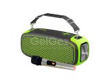 WIWU P16 MAX WIRELESS SPEAKER WITH WIRELESS MICROPHONE - BLACK + YELLOW GREEN