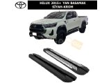 TOYOTA HILUX 2015+ ORİJİNAL YAN BASAMAK, SİYAH-KROM
