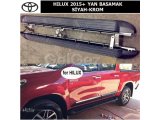 TOYOTA HILUX 2015+ ORİJİNAL YAN BASAMAK, SİYAH-KROM