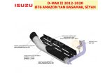 ISUZU D-MAX 2012-20 Ø76 AMAZON YAN BASAMAK, SİYAH