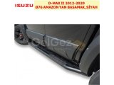 ISUZU D-MAX 2012-20 Ø76 AMAZON YAN BASAMAK, SİYAH