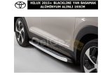 TOYOTA HILUX 2015+ BLACKLINE YAN BASAMAK ALÜMİNYUM ALINLI 193CM