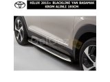 TOYOTA HILUX 2015+ BLACKLINE YAN BASAMAK KROM ALINLI 193CM
